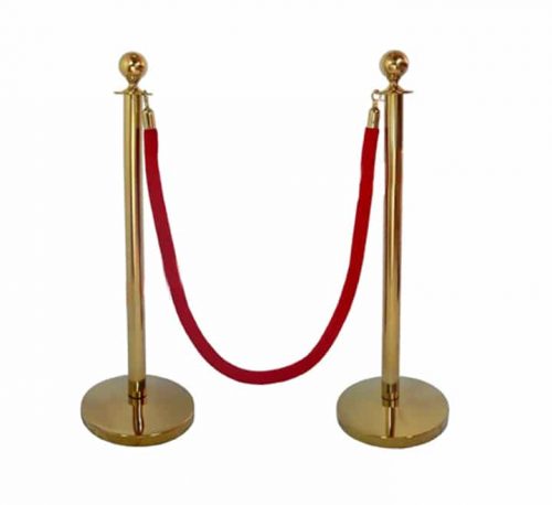 Round Top Aisle Pole Set
